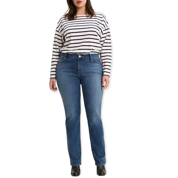 LEVI'S 414 CLASSIC STRAIGHT WOMEN'S JEANS (Size 24W)